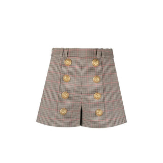 Balmain Beige Polyester Short And Mini Shorts