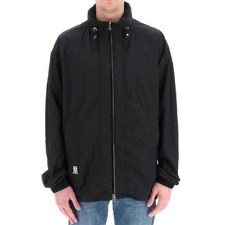 Balmain Black Nylon Shell Jacket