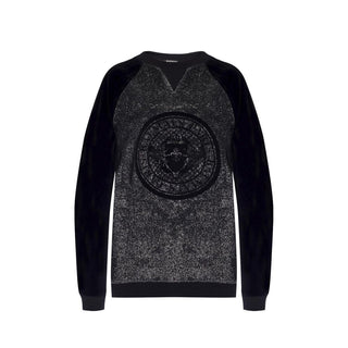 Balmain Black Elastane Sweatshirt