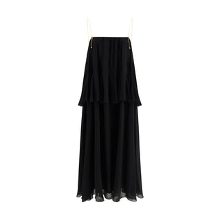 Chloé Black Silk Casual Dress