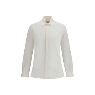 Valentino White Cotton Dress Shirt