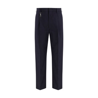 Prada Blue Cotton Dress Pants