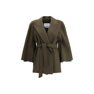 Max Mara Bicolor Camel Hair  Coat