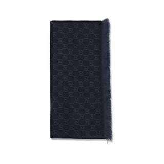 Gucci Black Wool Scarf