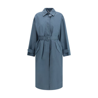 Fendi Light Blue Cotton Coat