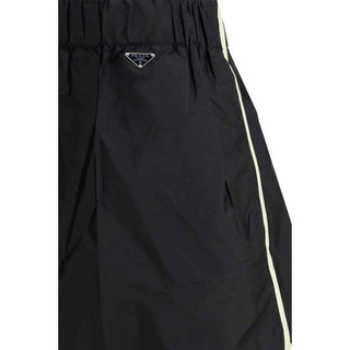 Prada Black Recycled Polyamide Bermuda Shorts