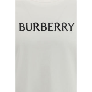 Burberry White Cotton T-Shirt