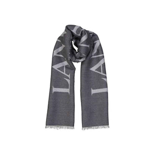Lanvin Gray Silk Scarf
