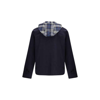 Burberry Blue Polyester Rain Coat