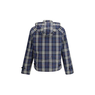 Burberry Blue Polyester Rain Coat