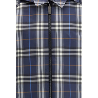Burberry Blue Polyester Rain Coat