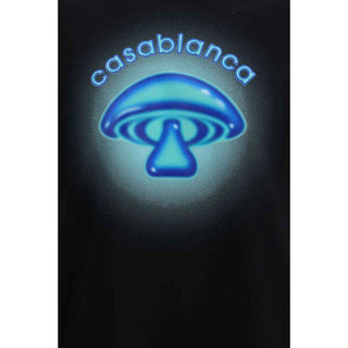 Casablanca Black Cotton T-Shirt