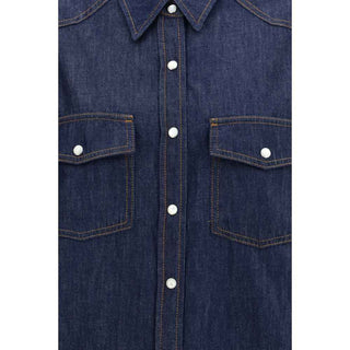 Khaite Blue Denim Shirt