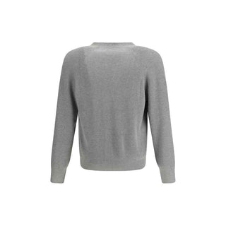Brunello Cucinelli Gray Cotton Cardigan