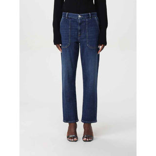 PINKO Blue Denim Straight-Leg Jeans