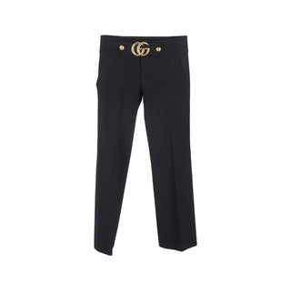 Gucci Black Viscose Dress Pants