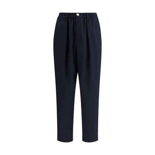 Marni Blue Merino Wool Casual Pants