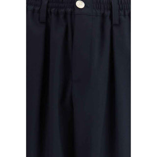 Marni Blue Merino Wool Casual Pants