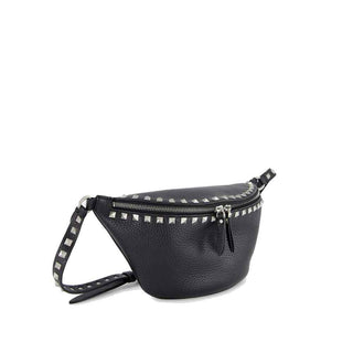 Valentino Garavani Black Calfskin Belt Bag