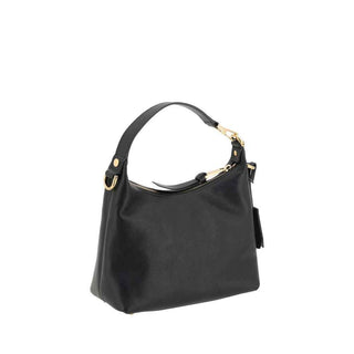 Versace Black Calf Leather Bos Taurus Handbag