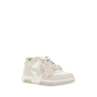Off-White Beige Rubber Low Top Sneakers