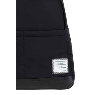 Thom Browne Black Polyester Backpack