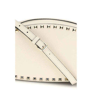 Valentino Garavani Beige Calf Leather Bos Taurus Shoulder Bag