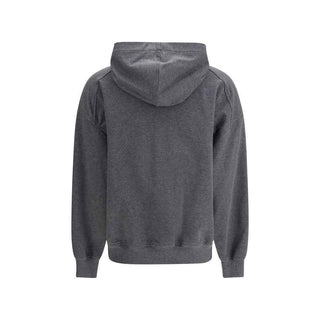 Brunello Cucinelli Gray Cotton Sweatshirt