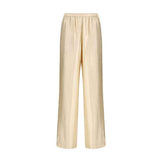 Loulou De Saison Cream Viscose Casual Pants