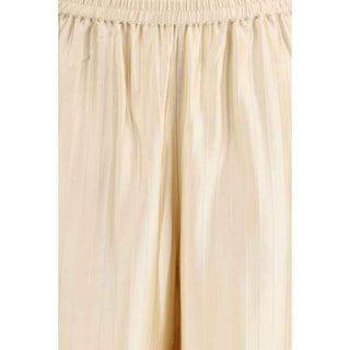 Loulou De Saison Cream Viscose Casual Pants