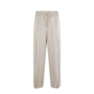 Herno Beige Acetate Casual Pants