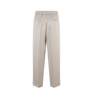 Herno Beige Acetate Casual Pants