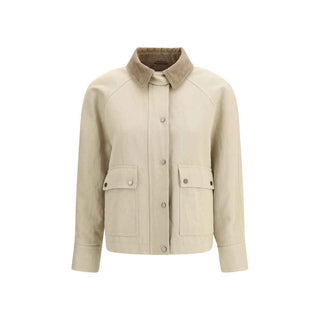 Brunello Cucinelli Beige Cotton Coat