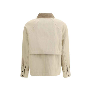 Brunello Cucinelli Beige Cotton Coat