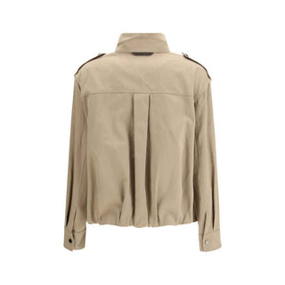 Brunello Cucinelli Beige Cotton Coat