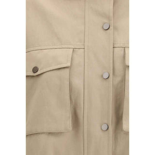 Brunello Cucinelli Beige Cotton Coat