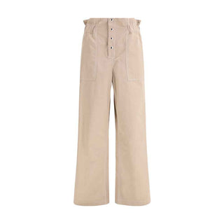 Marni Beige Cotton Casual Pants