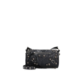 Balenciaga Black Lamb Leather Shoulder Bag