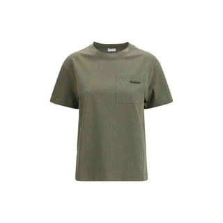 Brunello Cucinelli Bicolor Cotton T-Shirt