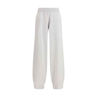 Fabiana Filippi Gray Fleece Wool Casual Pants