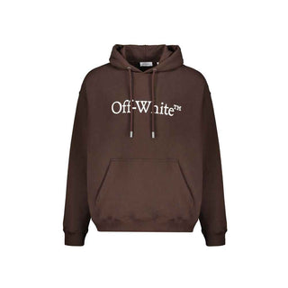 Off-White Brown Cotton Sweatshirt