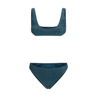 Oséree Blue Polyamide One-Piece Swimsuit