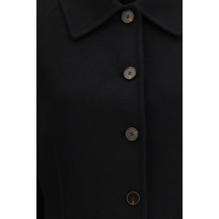 Rohe Black Wool Coat