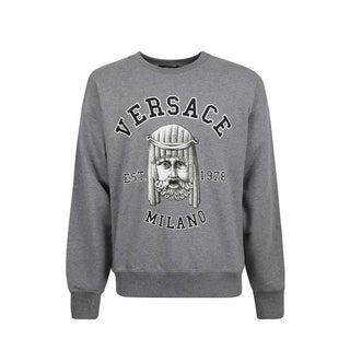 Versace Gray Cotton Sweatshirt
