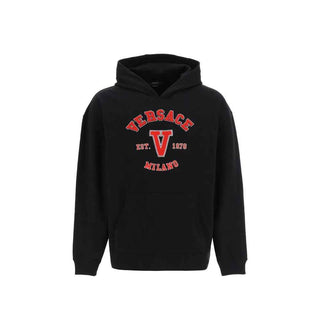 Versace Black Cotton Sweatshirt