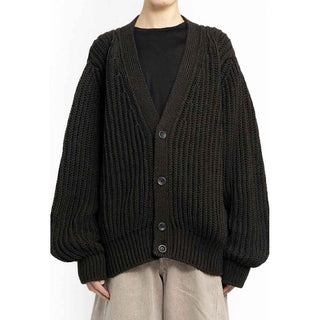 Lemaire Brown Cotton Cardigan