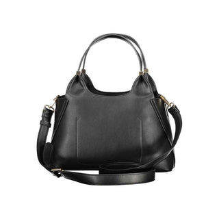 Mario Valentino Black Polyurethane Women Handbag