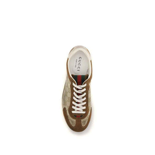 Gucci Brown Calf Leather Bos Taurus Sneakers