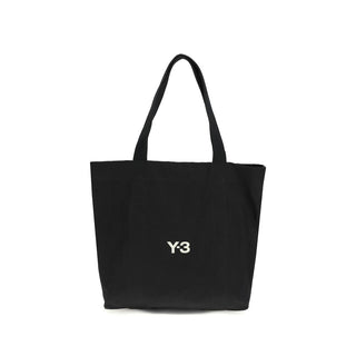 Y-3 Black Cotton Shoulder Bag
