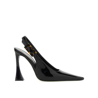 Saint Laurent Black Calfskin High Heel Pumps
